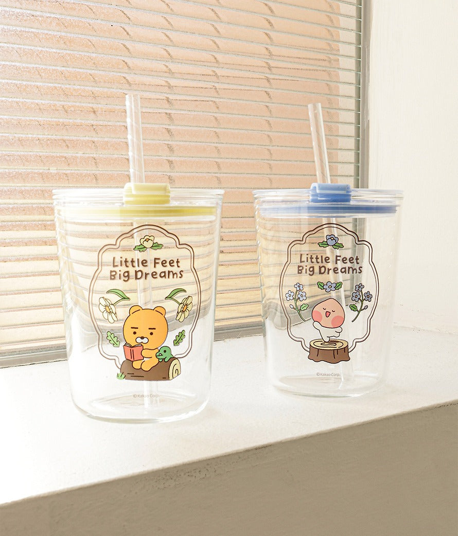 [KAKAO FRIENDS] Glass Tumbler Ryan & Apeach