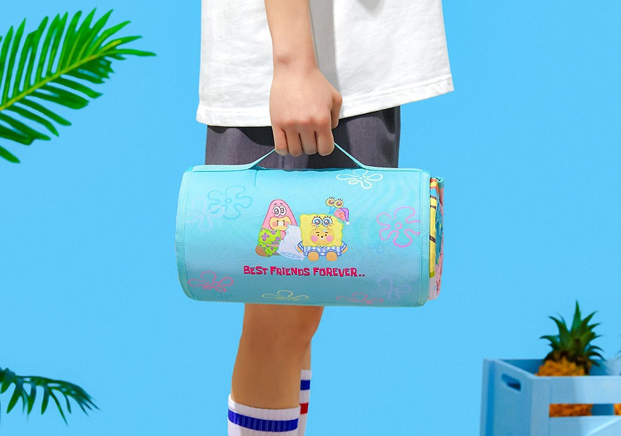 [KAKAO FRIENDS]x SpongeBob Picnic Mat Outdoor Leisure Blanket