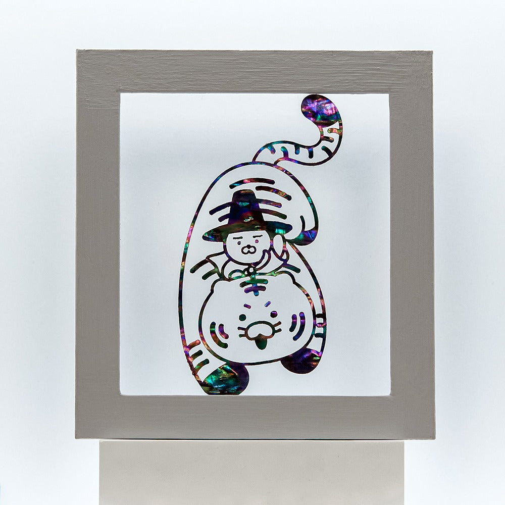 [KAKAO FRIENDS]Korean Traditional Mother of Pearl Sticker Collection Chunshik Ryan