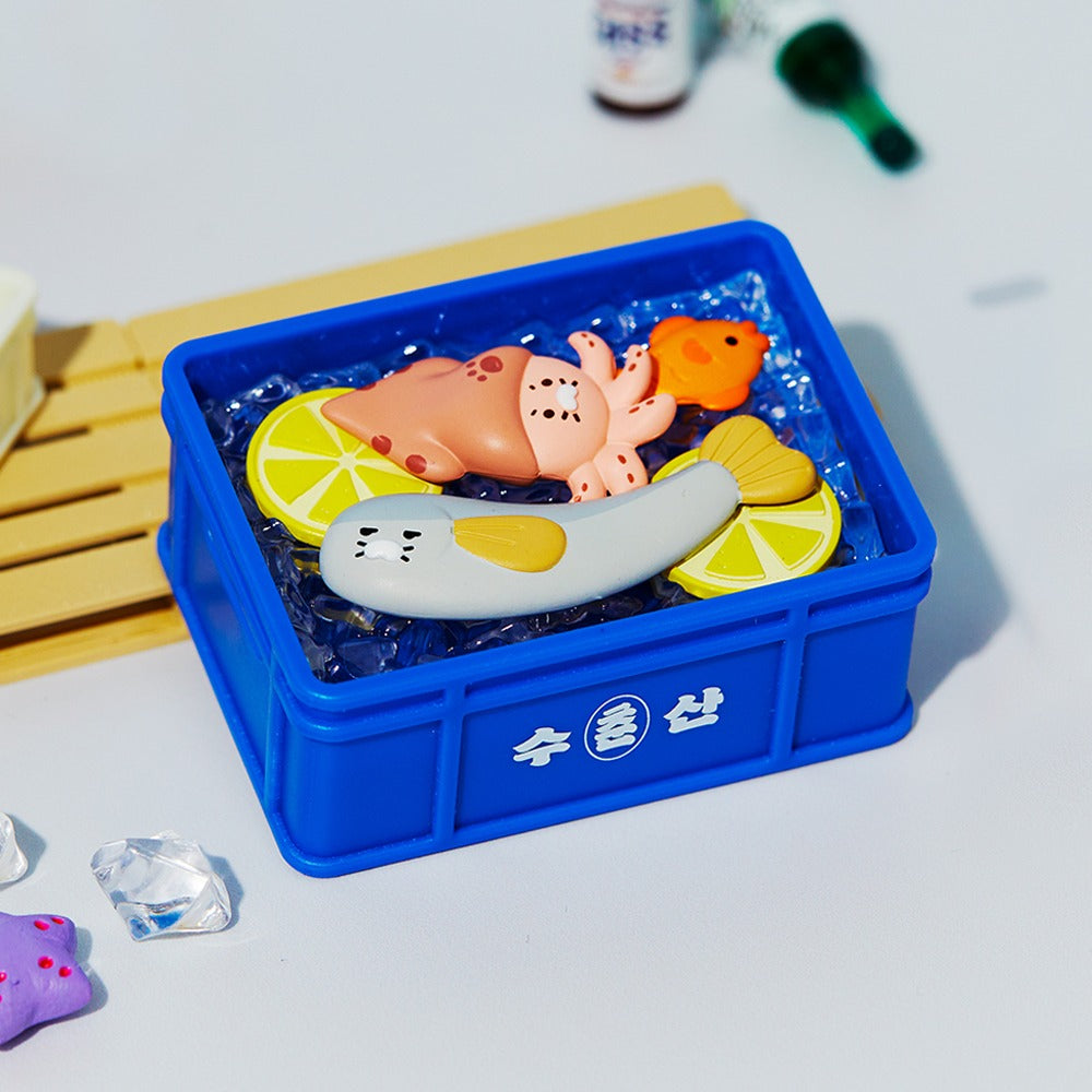 [KAKAO FRIENDS]Choonsik Seafood Market Magnet Bottle Opener Fridge Opener