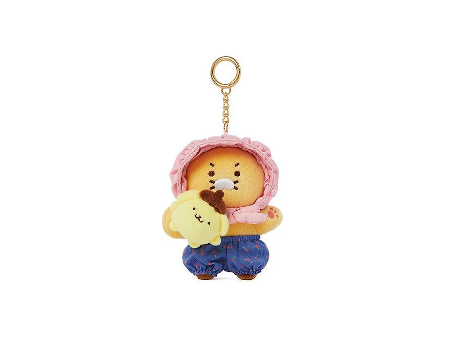 [KAKAO FRIENDS] Pompompurin x Kakao Friends Chunshik Plush Keyring