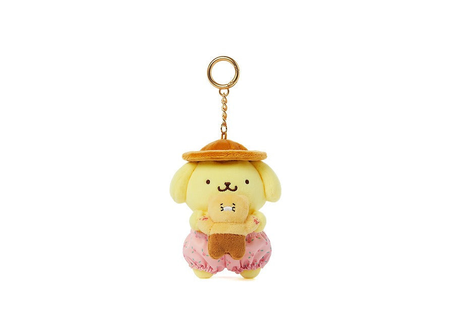 [KAKAO FRIENDS] Pompompurin x Kakao Friends Chunshik Plush Keyring
