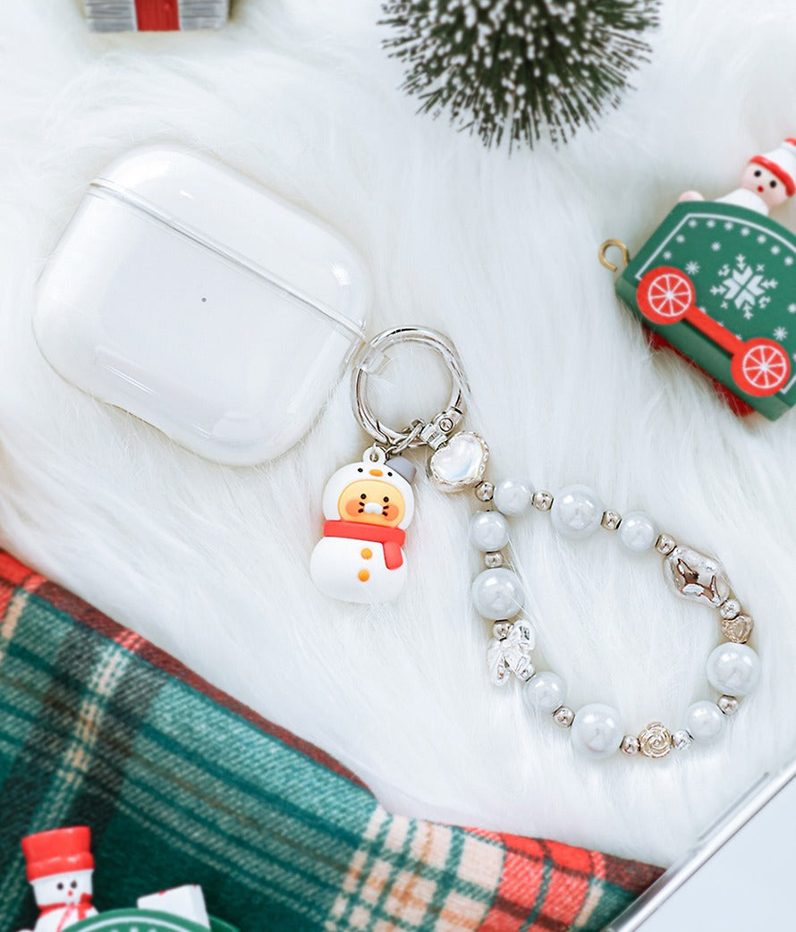 [KAKAO FRIENDS] Chunshik Winter Figure Beaded Phone Strap