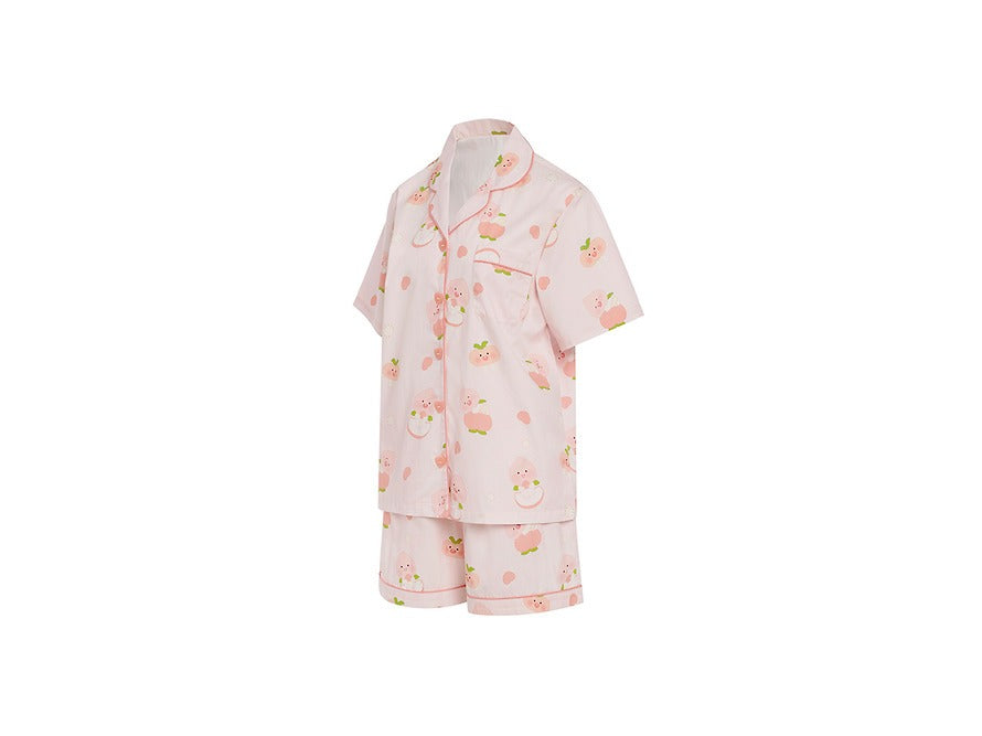 [KAKAO FRIENDS] Peach Women Pajama Set Pink Lounge Wear Apeach
