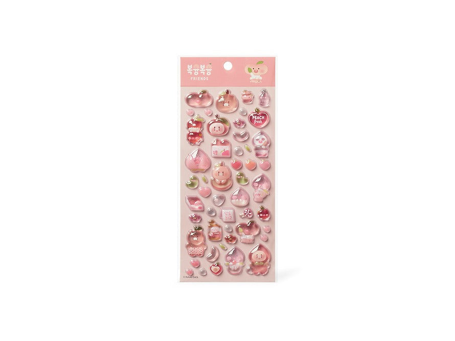 [KAKAO FRIENDS] Peach Deco Sticker Sheet Apeach