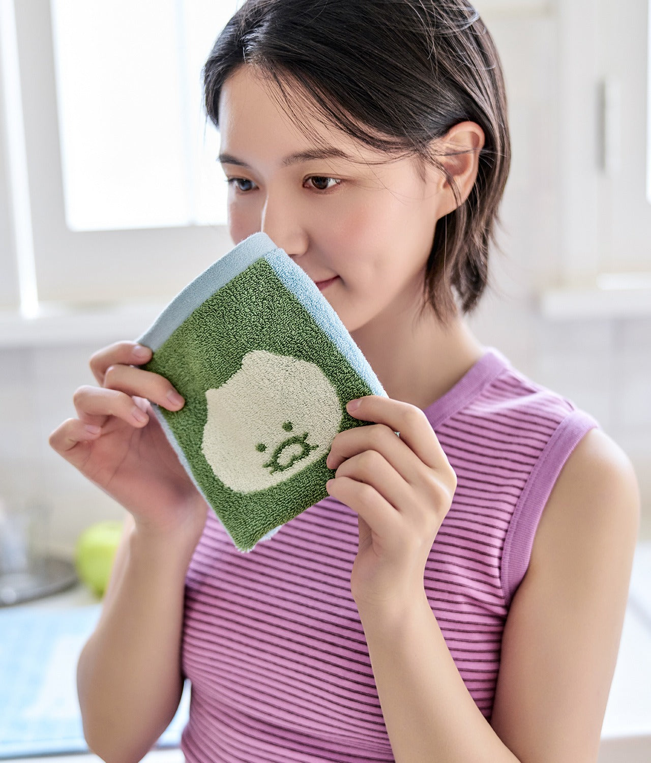 [KAKAO FRIENDS]FRIEDAY Hand Towel 2P Set (Chunsik Compact Cotton, 70g)