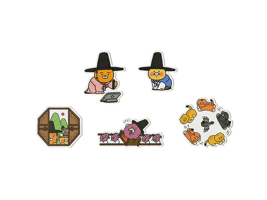 [KAKAO FRIENDS]Korean Traditional Deco Sticker Collection Chunshik Ryan