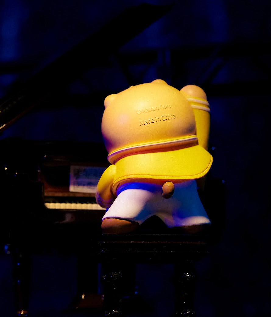 [KAKAO FRIENDS] QUEEN x Kakao Friends Freddie Mercury Plush Keyring Chunshik