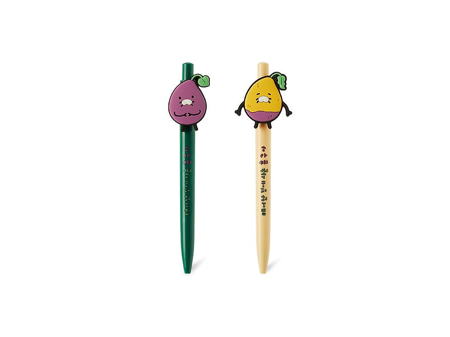 [KAKAO FRIENDS]Chunguma & Kkanguma Gel Pen Set (2pcs)