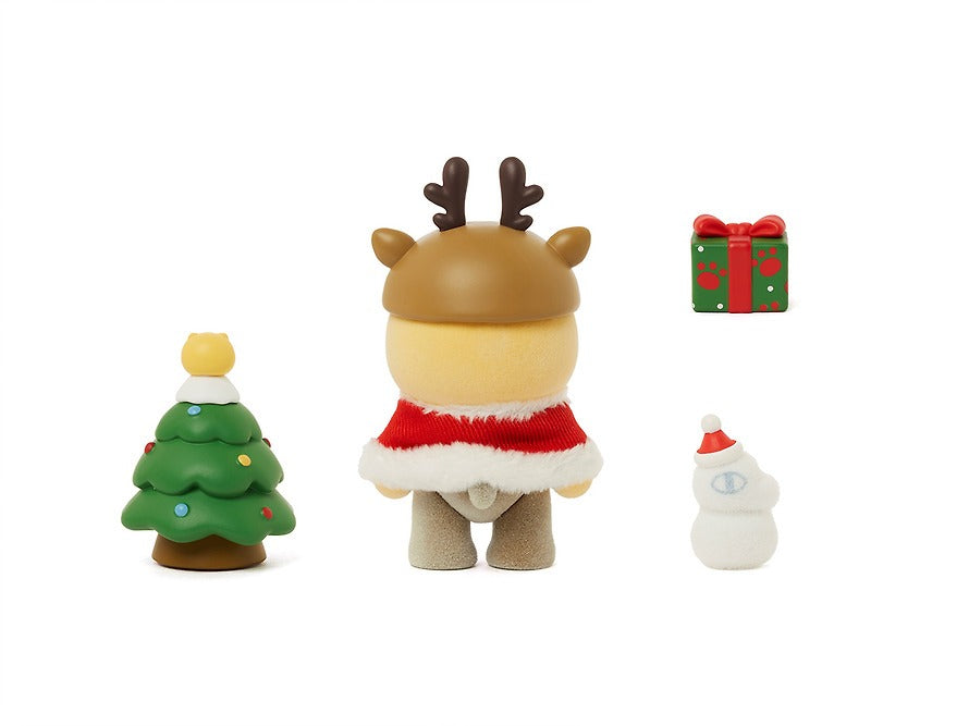 [KAKAO FRIENDS] OOTD Figure Decoration Set Christmas Chunsik