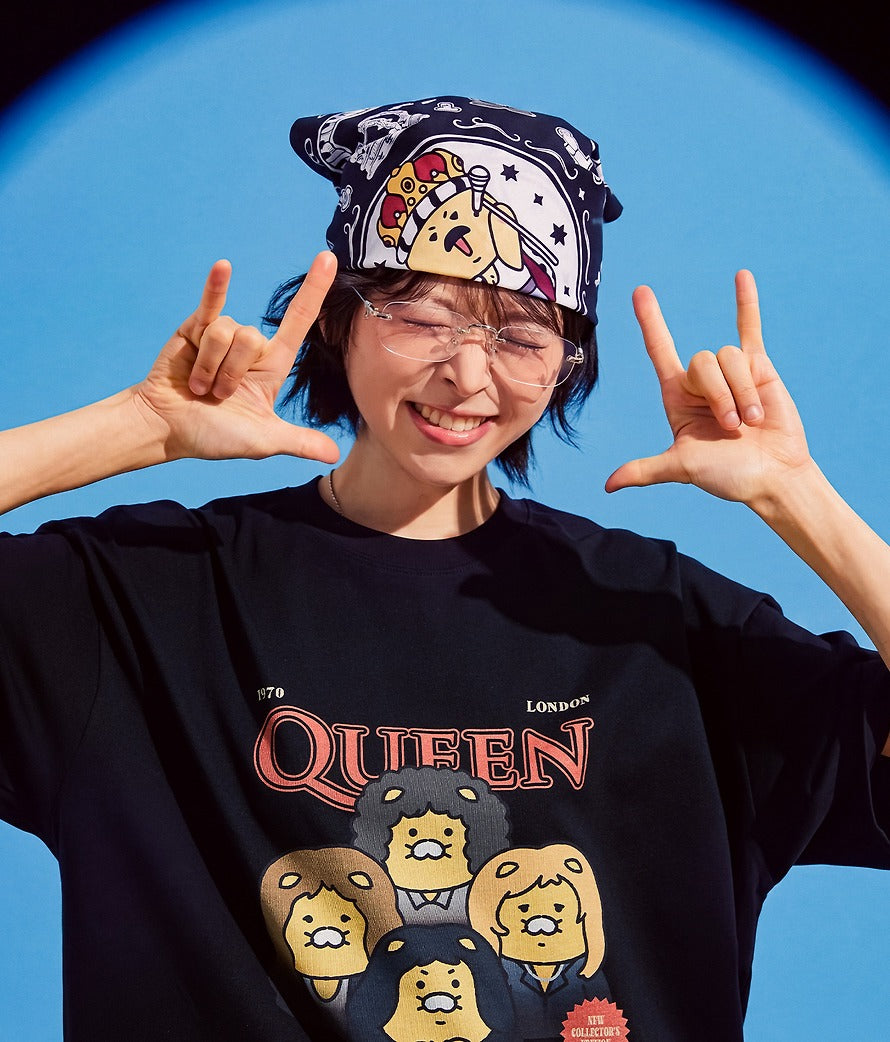 [KAKAO FRIENDS] QUEEN x Kakao Friends T-Shirt  Chunshik