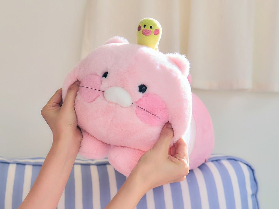 [KAKAO FRIENDS] Peach Long Body Pillow Plush Chunshik Cushion