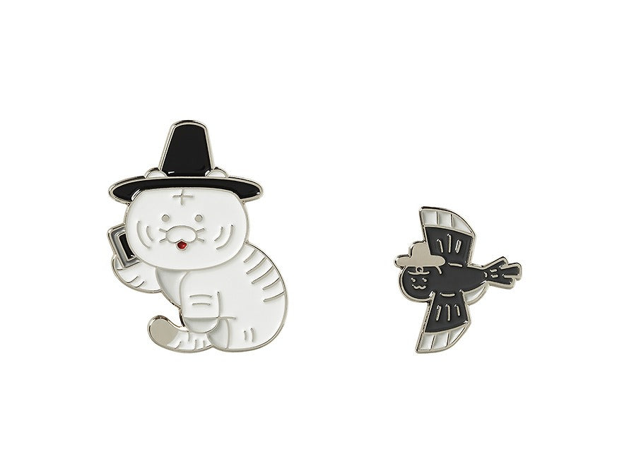 [KAKAO FRIENDS]Kakao Friends Korean Traditional Badge Set Collection
