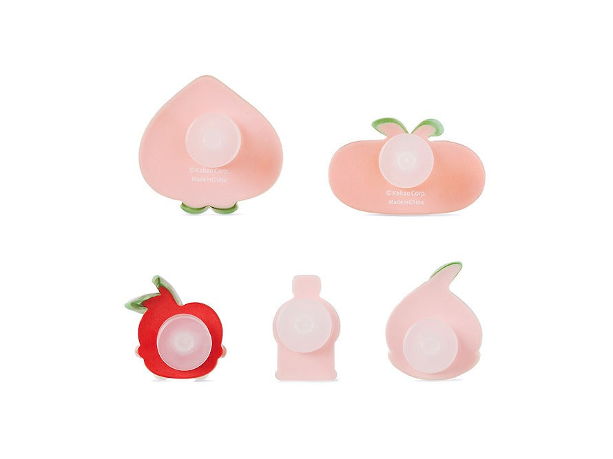 [KAKAO FRIENDS] Peach Hair Accessory Set Clips and Bands Apeach