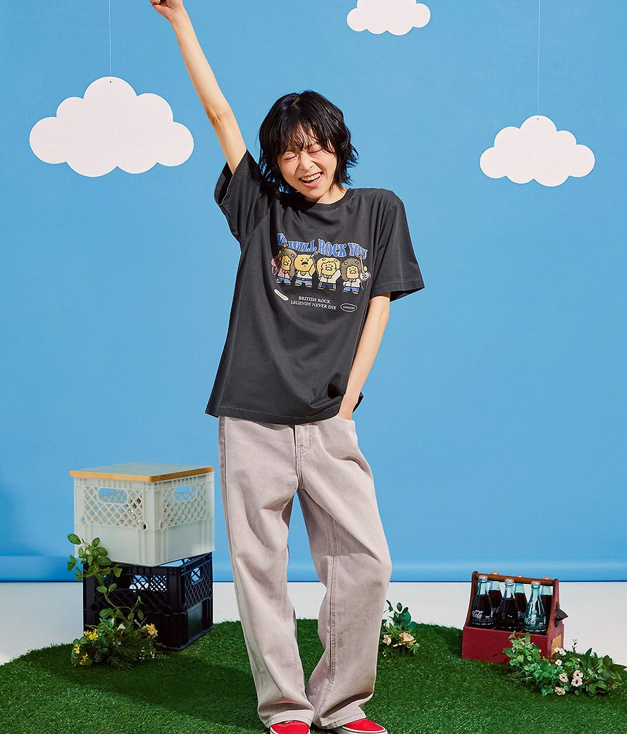 [KAKAO FRIENDS] QUEEN x Kakao Friends T-Shirt  Chunshik