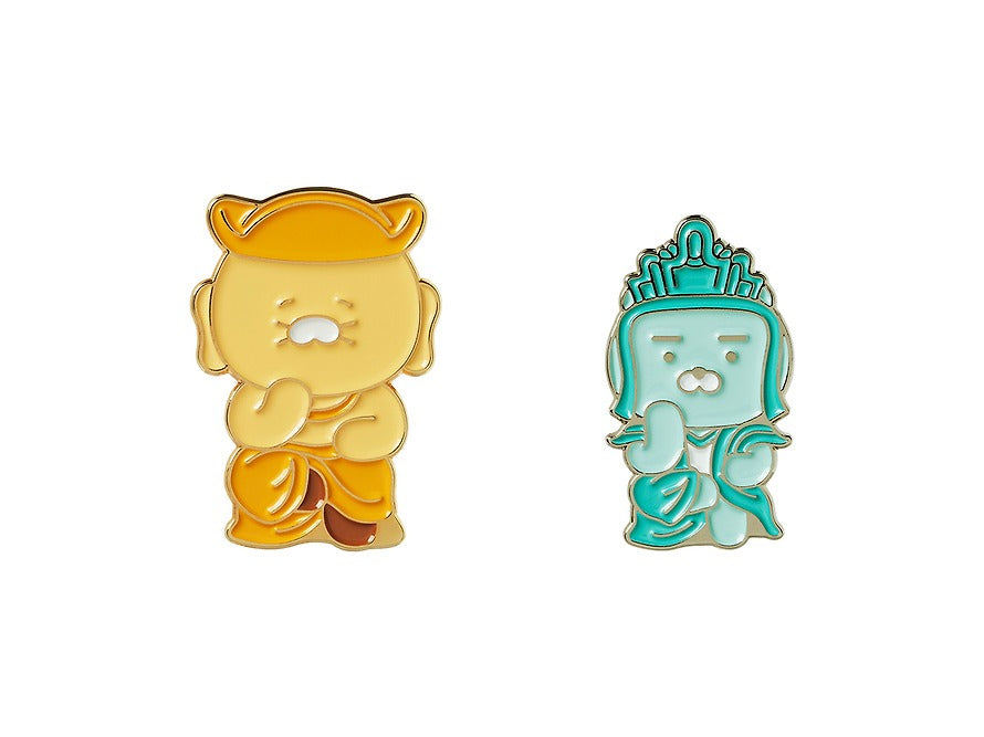 [KAKAO FRIENDS]Kakao Friends Korean Traditional Badge Set Collection