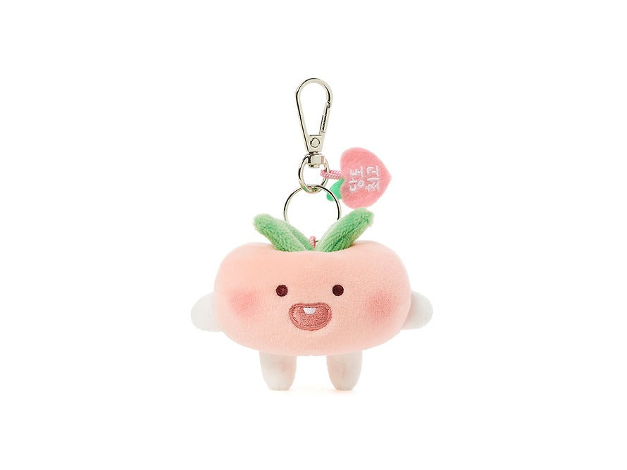 [KAKAO FRIENDS] Peach Plush Keyring Set Apeach and Chunshik
