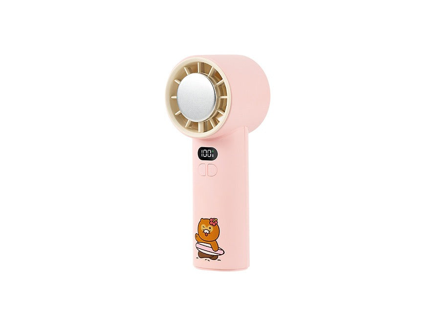 [KAKAO FRIENDS] Chunshik Pink Light Summer Cooling Handheld Fan