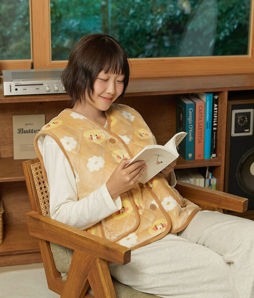 [KAKAO FRIENDS] Countryside Series Fluffy Sleep Vest Chunsik