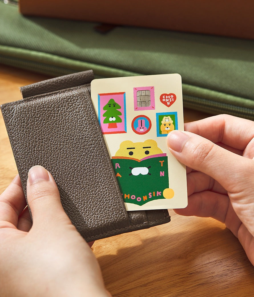[KAKAO FRIENDS] Card Cover Sticker Set Ryan & Chunsik