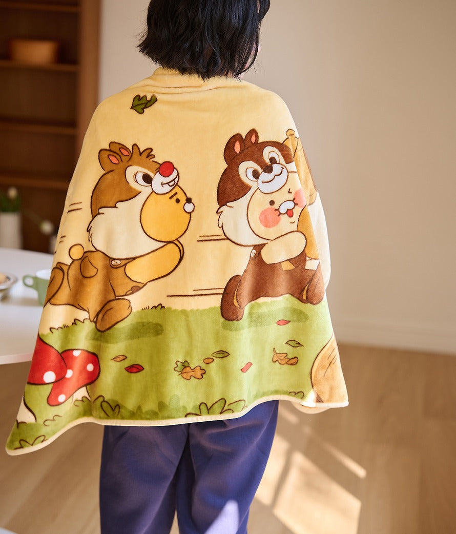 [KAKAO FRIENDS]Disney Chip 'n Dale X Kakao Friends Ryan & Chunshik Knee Blanket