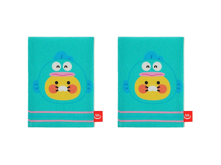 [KAKAO FRIENDS] × Hangyodon Korean Scrub Towel Set (2pcs, Chunsik Ver.)