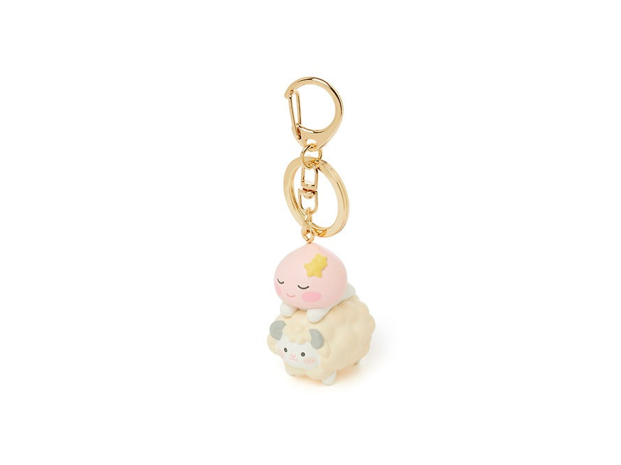 [KAKAO FRIENDS] Little Apeach & Baby Sheep Figure Keyring