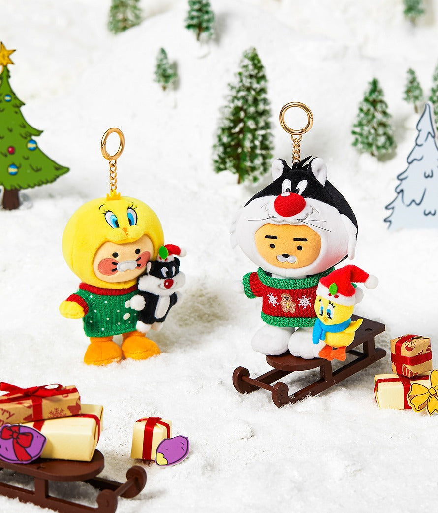 [KAKAO FRIENDS]Looney Tunes X Friends Tweety Plush Keyring