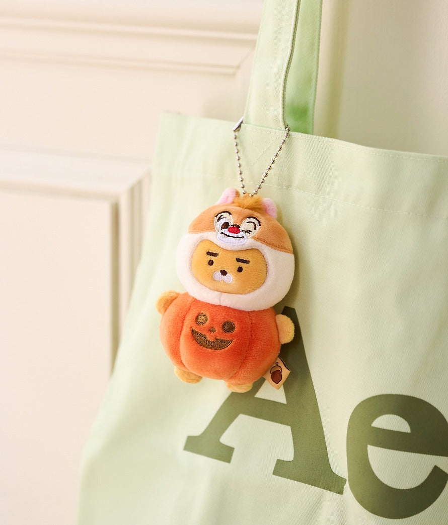 [KAKAO FRIENDS]Chip 'n Dale Friends Pumpkin Plush Keyring
