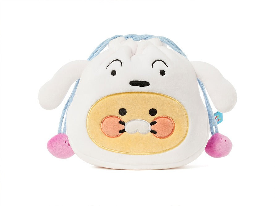 [KAKAO FRIENDS]Crayon Shin-chan x Kakao Friends Chunshik Shiro Face Pouch