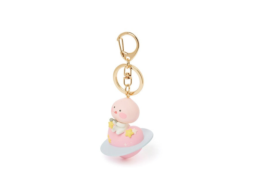 [KAKAO FRIENDS] Little Apeach Heart Planet Figure Keyring