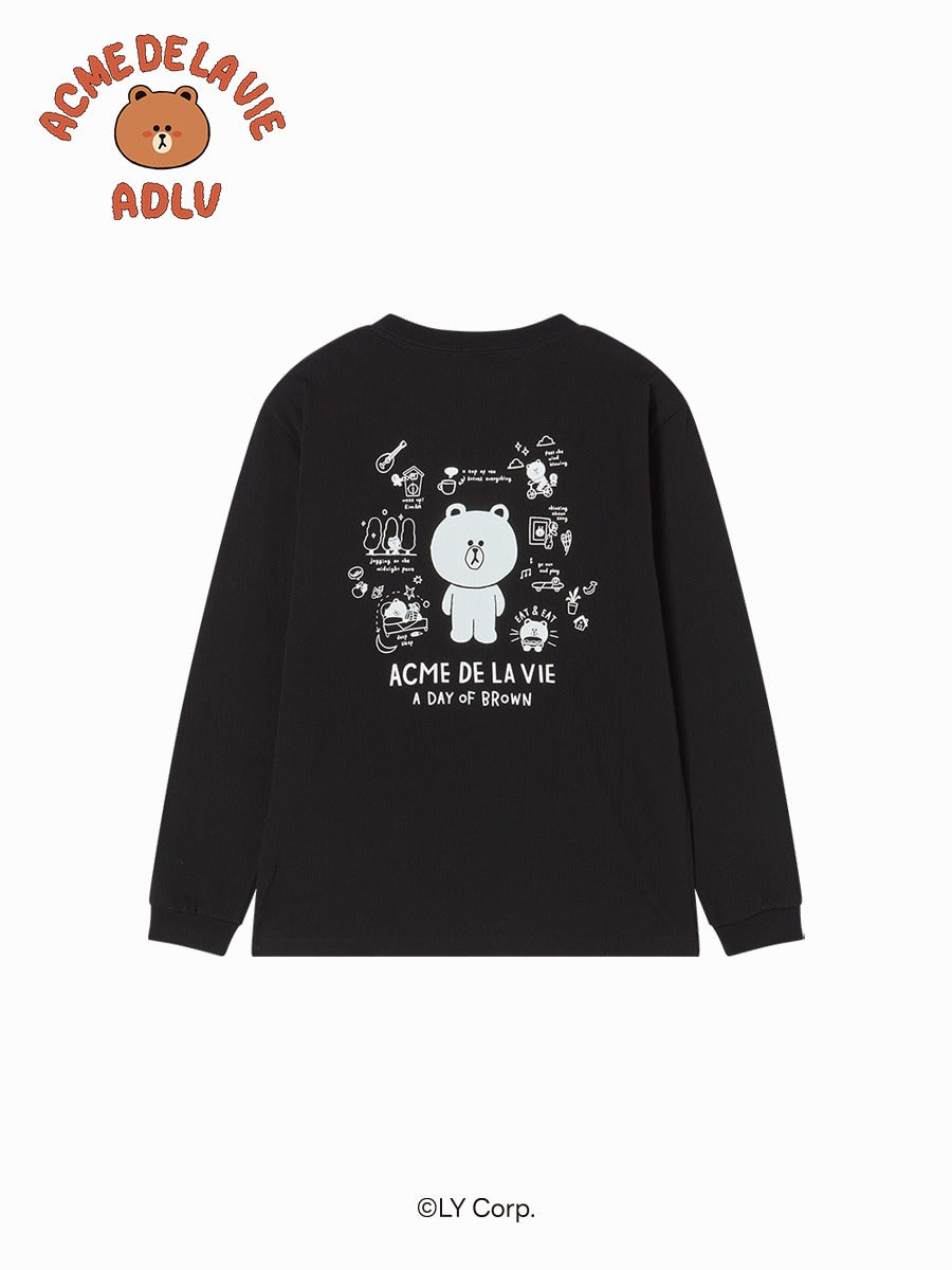 [LINE FRIEND]DAY OF LINE FRIENDS LONG SLEEVE T-SHIRT