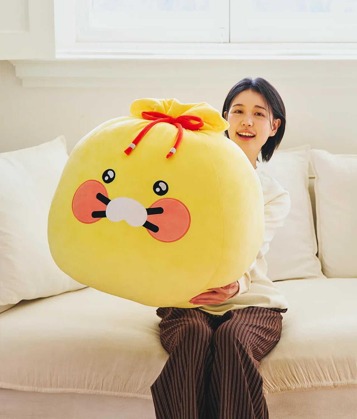 [KAKAO FRIENDS]Chunshik Mega Face Big Plush Pillow