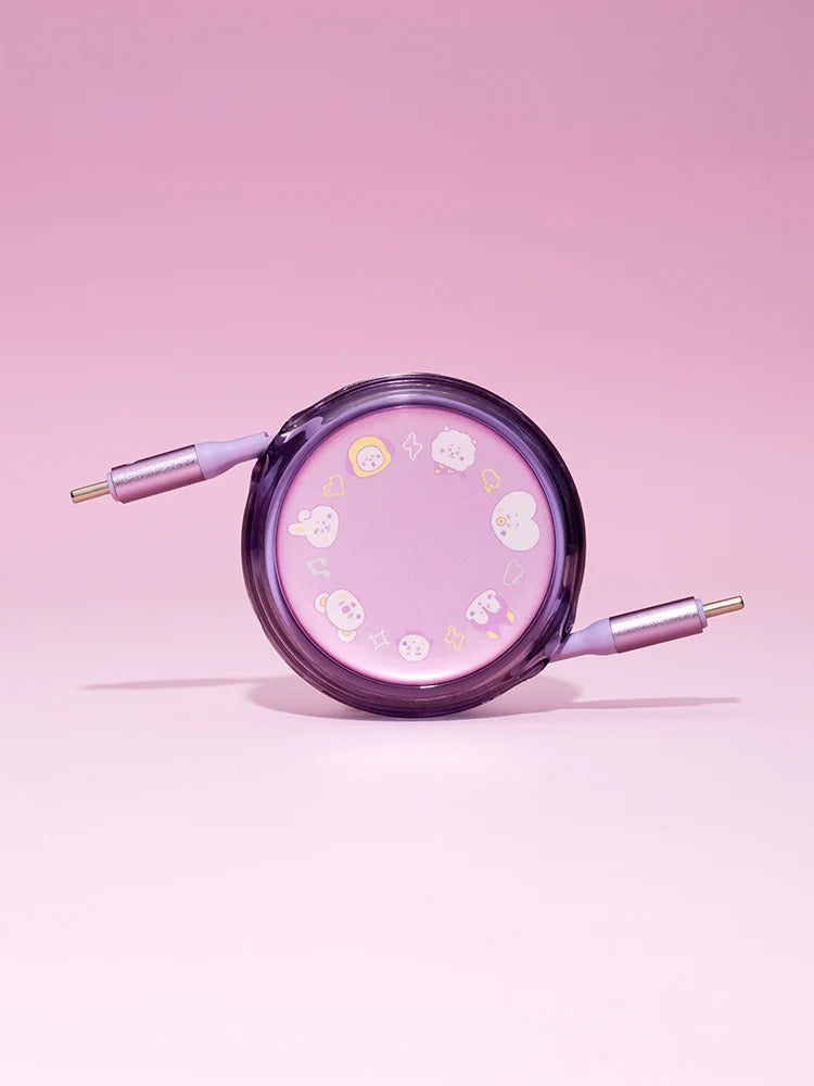 [BTS]BT21 100W Retractable Cable – The Journey 90cm