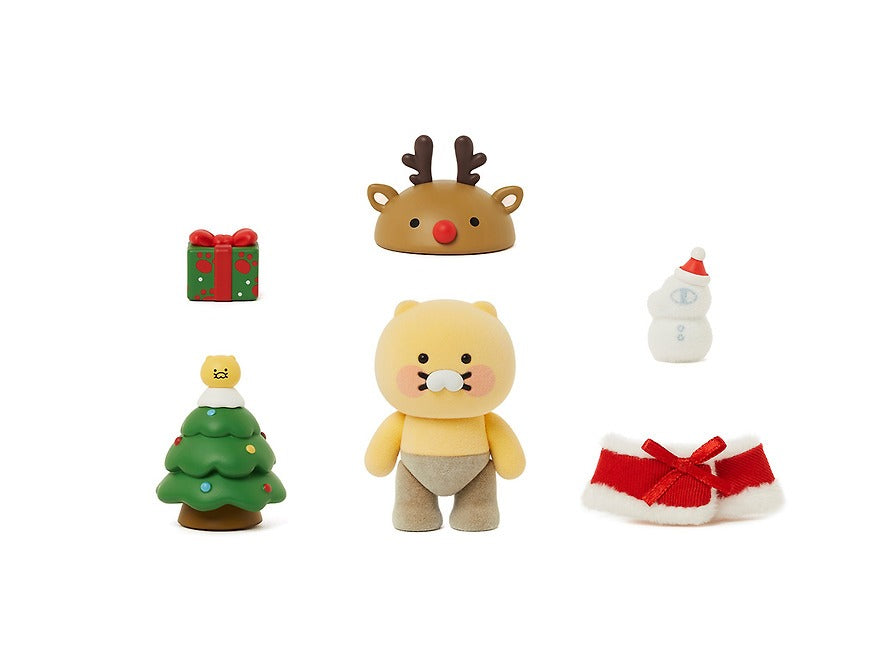 [KAKAO FRIENDS] OOTD Figure Decoration Set Christmas Chunsik