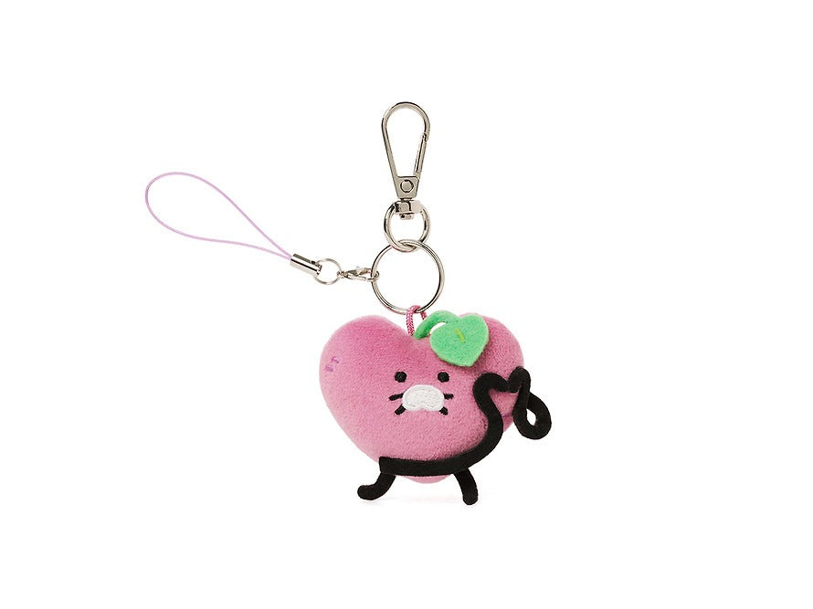 [KAKAO FRIENDS] Chunguma Mini Keyring Doll 3 Types (Smile, Hiccup, Heart)