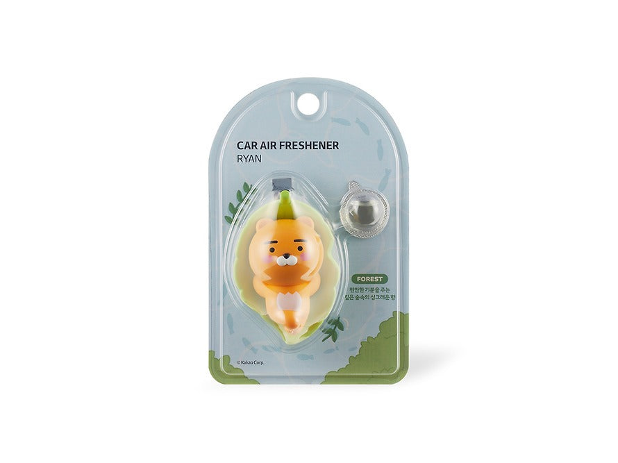 [KAKAO FRIENDS]Kakao Friends Ryan Car Air Freshener Dashboard Vent Clip Aroma Diffuser