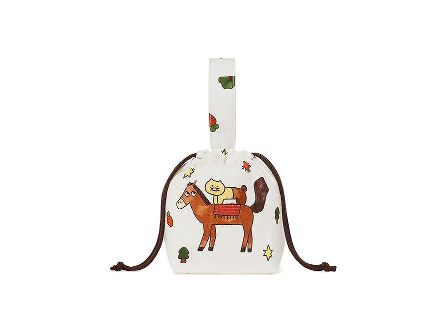 [KAKAO FRIENDS]Chunsik Lucky Pony Day Hidden Pouch Bag