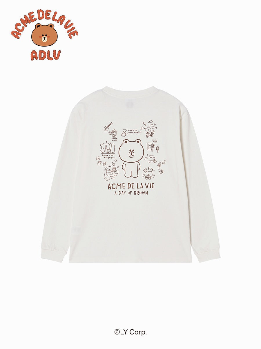 [LINE FRIEND]DAY OF LINE FRIENDS LONG SLEEVE T-SHIRT