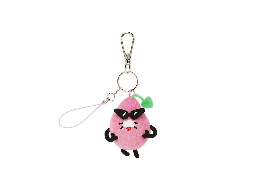 [KAKAO FRIENDS] Chunguma Mini Keyring Doll 3 Types (Smile, Hiccup, Heart)