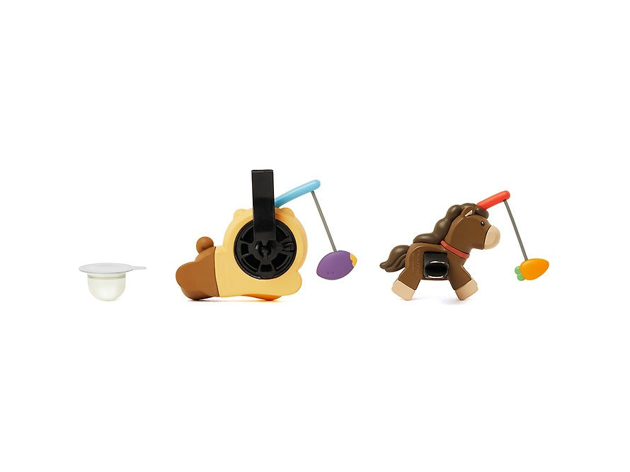 [KAKAO FRIENDS] Chunsik Lucky Pony Day Car Air Freshener and Keyring Set
