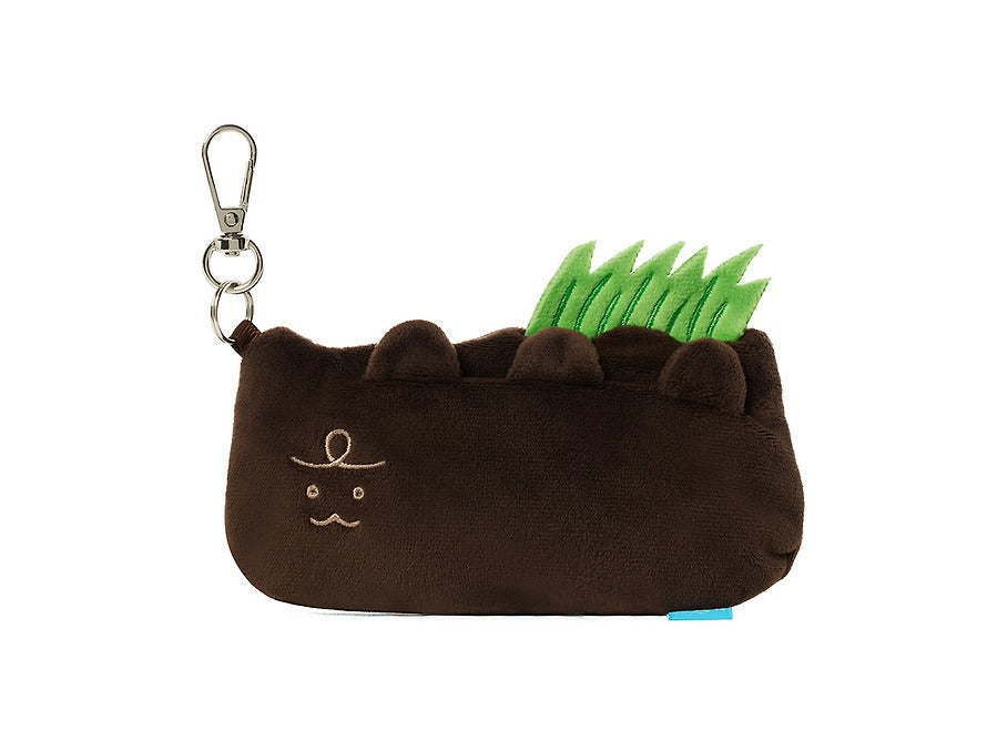 [KAKAO FRIENDS]Choonsik Reversible Sea Cucumber Plush Pouch Cosmetic Bag