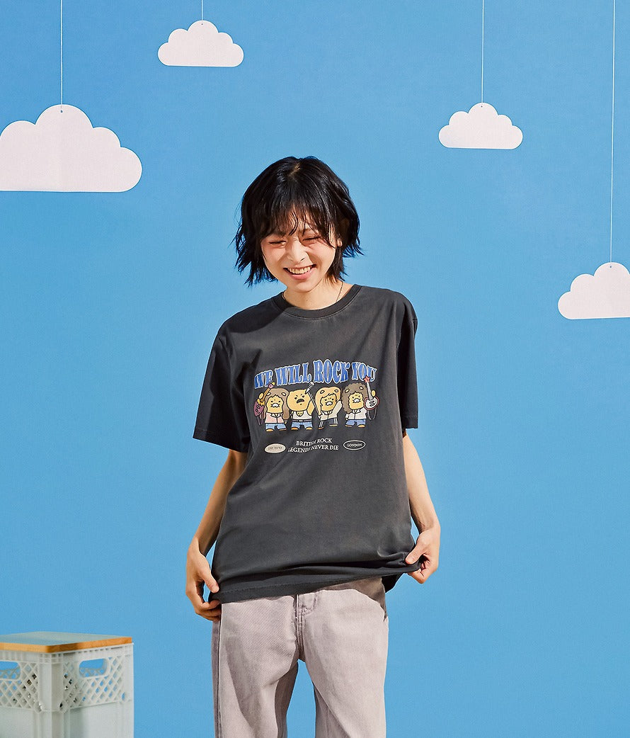[KAKAO FRIENDS] QUEEN x Kakao Friends T-Shirt  Chunshik