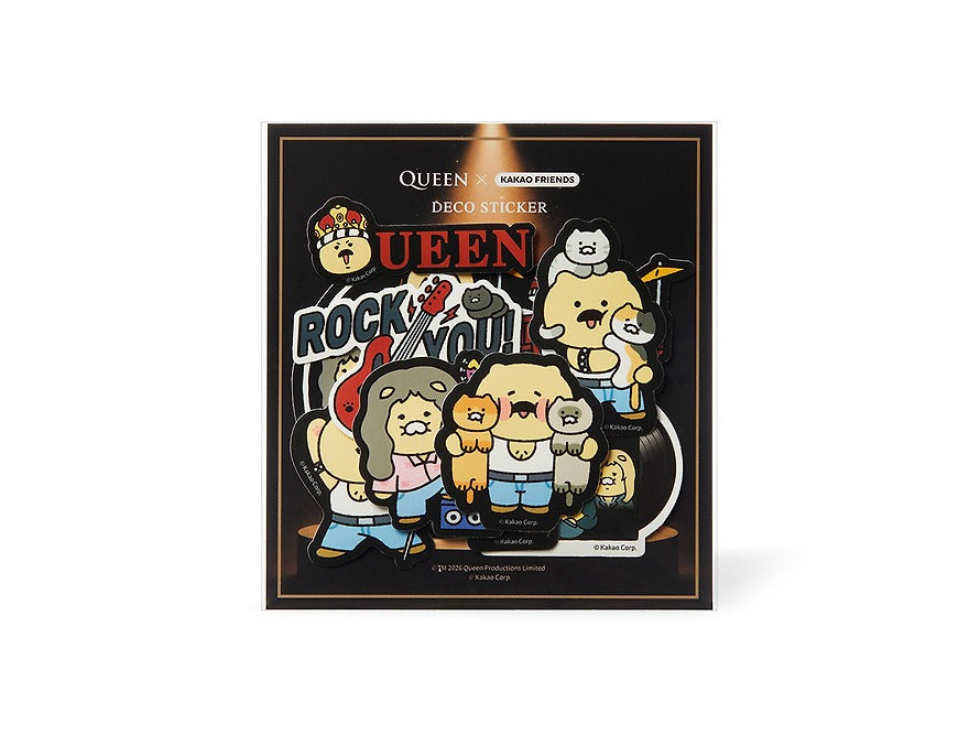 [KAKAO FRIENDS] QUEEN x Kakao Friends Deco Sticker Pack Chunshik