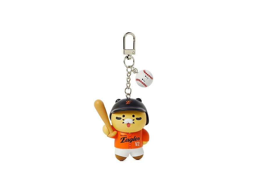 [KAKAO FRIENDS] KBO x Kakao Friends Chunshik Batter Figure Keyring Collection