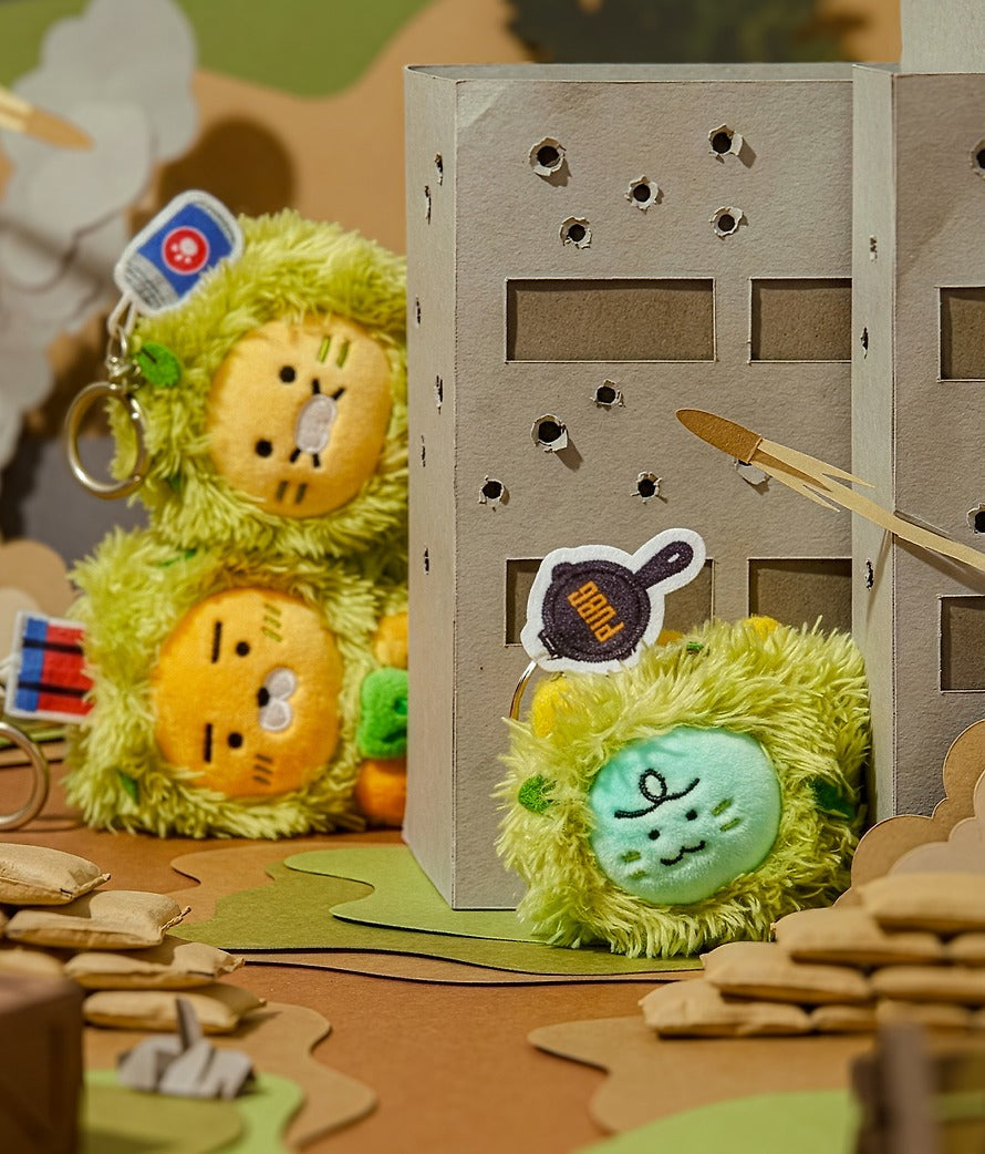 [KAKAO FRIENDS]PUBG x KAKAO FRIENDS Ryan Plush Keyring