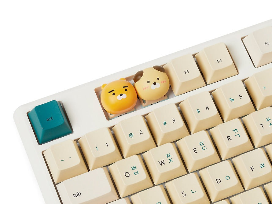 [KAKAO FRIENDS]Keycap Keyring Chunshik Ryan Mechanical Keyboard Keycap