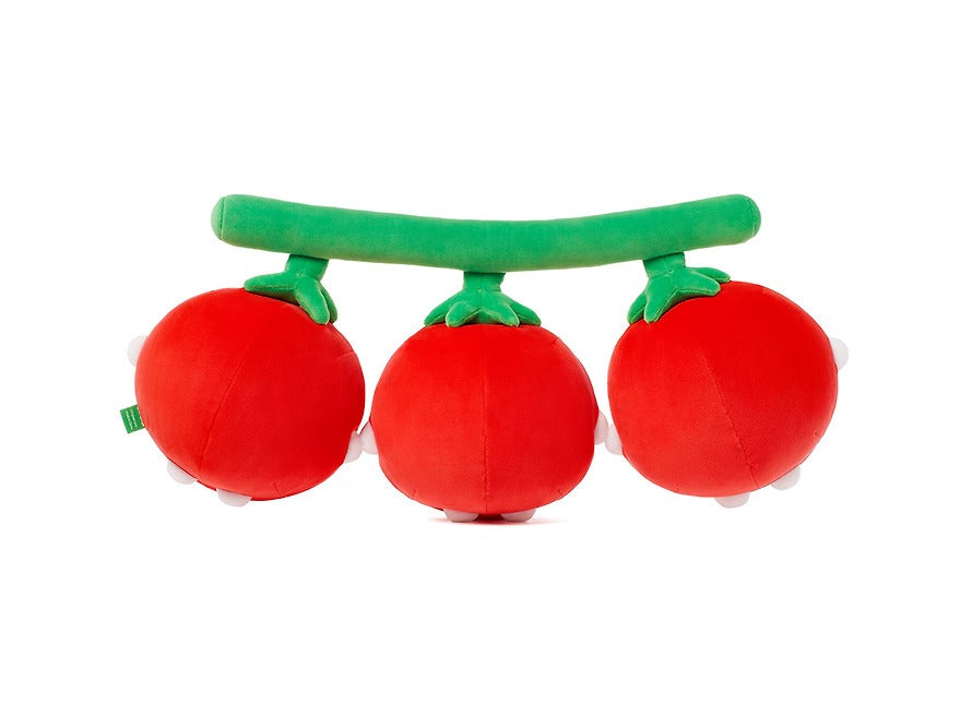 [KAKAO FRIENDS] Chunsik Tomato Cluster Plush Cushion Chundorak Series