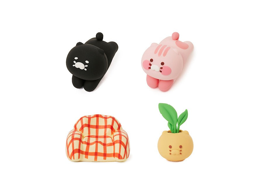 [KAKAO FRIENDS]Black Chunsik Desk Figure Set
