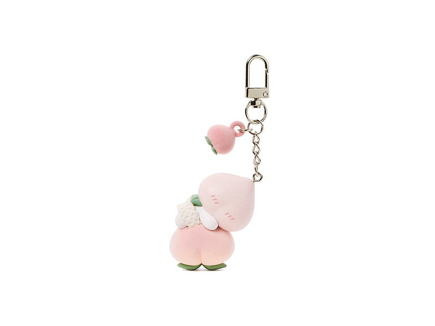 [KAKAO FRIENDS] Peach Figure Keyring Set Apeach Peach and Juice